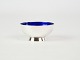 Salt dish 
designed by A. 
Michelsen, 
model A9 with 
blue enamel, 
stamped. Fully 
...