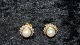 Elegant 
Earrings in 8 
Carat Gold with 
Zicones and 
Whose Pearl
Stamp 333
Measures 11.61 
mm ...