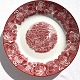 English 
faience, Enoch 
Woods, English 
scenery, Red 
Paris, Layer 
cake dish, 
30.5cm in 
diameter * ...