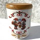 Bavaria, 
Firkløveren, 
Christmas 
tradition, Can 
with wooden 
lid, 10cm in 
diameter, 
14.5cm high, 
...