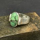 Size 52.
Fine ring in 
silver by Evald 
Nielsen with 
cabochon 
polished 
malachite.
The ring is 
...