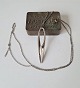 Regitze 
Overgaard for 
Georg Jensen - 
Zephyr large 
pendant with 
long chain. 
Pendant 
stamped: GJ ...