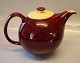 Tea pot 15 x 21 
cm  yellow and 
bordaux Kongo 
Retro from 
Kronjyden 
Randers Yellow 
and red.  In 
...