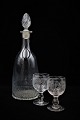 Fine, old 
French 1800 
century 
mouth-blown 
wine carafe 
with fine 
stopper. 
Height:39,5 cm. 
...