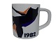Royal 
Copenhagen, 
large year mug 
from 1982.
Designed by 
Inge-Lise 
Koefoed.
Factory ...