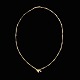 14k Gold & 
White Gold 
Necklace with 
and Diamond 
0,03ct.
Brilliant cut 
diamond 0,03ct.
Stamped ...