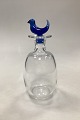 Holmegaard 
Glass Works 
Noah Carafe 
with blue bird
Measures 24cm 
/ 9.45 inch 
Designed by 
...