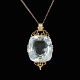 Evald Nielsen. 
Art Nouveau 18k 
Gold Pendant 
with Topaz.
Designed and 
crafted by 
Evald Nielsen 
...