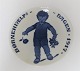 Royal 
Copenhagen. 
Child Welfare 
Day's plate 
1917. Diameter 
12.5 cm. (1 
quality)