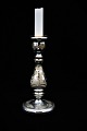 Swedish 1800 
century 
candlestick in 
poor man's 
silver (Mercury 
Glass) with 
etched flowers 
and ...