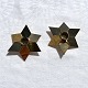 Georg Jensen, 2 
candle holders, 
Gold-plated 
star, 6.5 cm in 
diameter * 
Perfect 
condition *