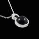 Kurt Nielsen. 
Sterling Silver 
Onyx Ball 
Pendant - KNDK6
Designed by 
Kurt Nielsen.
Stamped with 
...