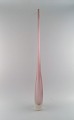 Colossal Murano 
vase in pink 
and frosted 
mouth blown art 
glass. Limited 
edition 1/400. 
Italian ...