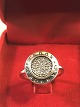 A pandora 
silver ring 
with 25 small 
diamonds on 
rings in size 
55 silver 925 s