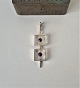 N.E.From 
vintage pendant 
in silver with 
amethyst 
Stamp: 
N.E.From - 
Sterling - 
Denmark 
Length ...