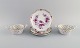 Hutschenreuther, 
Germany. Three 
plates and two 
bowls in 
openwork 
porcelain with 
hand-painted 
...