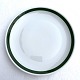 Lyngby, Danild 
42, Green 
stripe, Plate, 
22cm in 
diameter *Nice 
condition*