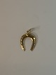 Horse shoe in 
14 karat gold
Stamped 585
Height 16.98 
mm approx
Thickness 0.65 
mm approx
Nice ...