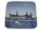 Bing & Grondahl 
square dish 
decorated with 
Kronborg 
Castle.
The factory 
mark tells, 
that this ...