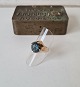 Vintage ring in 
14 kt gold with 
a large stone 
in a very nice 
blue-green 
color 
Stamp 585 
Ring ...