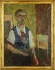 Albert 
Gammelgaard 
(1897-1963)
Oil painting, 
Signed on the 
back and dated 
36. 
Style, ...