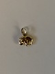 Elephant 
pendant/charms 
14 carat gold
Stamped 585
Height 12.11 
mm approx
The item has 
been ...
