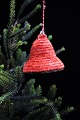 Old Christmas 
decoration for 
the Christmas 
tree, Christmas 
bell made of 
papier-mâché 
and paper ...