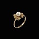 Scandinavian 
18k Gold Ring 
with Pearl.
Designed and 
crafted by 
Örneus 
Guldsmeds AB, 
...