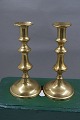 English pair of 
candlesticks on 
round stand of 
brass from 
about year 
1880. 
They are in a 
good ...