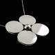Ole Waldemar 
Jacobsen. Large 
Sterling Silver 
Pendant with 
18k Gold Ball - 
1966.
Designed and 
...