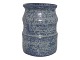 Hjorth art 
pottery from 
the island 
Bornholm, blue 
vase signed 
"Lone".
Height 12.0 
...