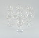 Baccarat, 
France, ten Art 
Deco crystal 
glasses in 
clear glass, 
consisting of 3 
red wine 
glasses, ...