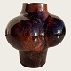 Knabstrup, Vase 
in organic 
form, Brown 
glaze, 13cm 
high, 13cm wide 
*Nice 
condition*