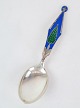 Older Christmas 
spoon with nice 
decoration with 
a three-towered 
silver 
Christmas tree 
in fine ...