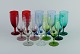 Lennart Rosén 
for Reijmyre, 
twelve colored 
"Lorry" wine 
glasses in six 
different 
colours.
Art ...