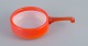 Michael Bang 
for Holmegaard.
Large 
"Palette" bowl 
with handle in 
orange and 
white art ...