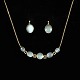 Hermann 
Siersbøl. 14k 
Gold Necklace 
and Earrings 
with 
Moonstones.
Designed and 
crafted by ...