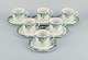 Villeroy & 
Boch, Germany, 
a six-person 
"Pasadena" 
porcelain 
coffee service.
Late 1900s.
In ...