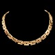 Guldvirke; A 
necklace in 14k 
gold. Clasp 
with safety 
catch.
Stamped 
"Guldvirke 
585". 
 L. 40 ...