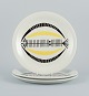 Bibi Breger for 
Gustavsberg, 
Sweden, three 
"Spätta" 
earthenware 
plates. 
Mid 20th ...