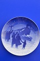 Bing & Grondahl 
porcelain, B&G 
Christmas 
plate, from 
1931. 
C"hristmas 
train". Artist 
: Achton ...
