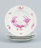 Meissen, Pink 
Indian, a set 
of four plates.
Hand painted 
in high 
quality.
Approx. ...