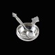Georg Jensen. 
Sterling Silver 
Salt Cellar 
#102 and Spoon 
103 - Acanthus 
/ Dronning.
Designed by 
...