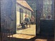 Yelva Vermehren 
(1878-1980). 
View through 
the door of a 
farm in the 
countryside. 
Oil painting on 
...