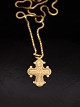 14 carat gold 
Dagmar cross 
2.4 x 1.7 cm. 
and chain 41.5 
cm. Item No. 
531158