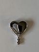 Heart Pendant 
in white gold 
#14 carat with 
Brilliant
Stamped 585 
JaA
Goldsmith: 
From 1947-1978 
...