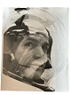 Original black 
and white, 
vintage, 
gelatin silver, 
press photo of 
NASA astronaut 
and command ...