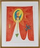Sven Dalsgaard 
(1914-1999)
Lithography 
134/200 from 
1995 in 
wooden frame 
with golden ...