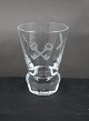 Danish Masonic 
glass Freemason 
schnapps glass 
on an 
edge-cutted 
foot engraved 
with freemason 
...