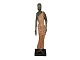Jens Peter 
Kellermann, 
tall bronze and 
wood sculpture 
of lady  from 
2006.
Signed "JPK 
...